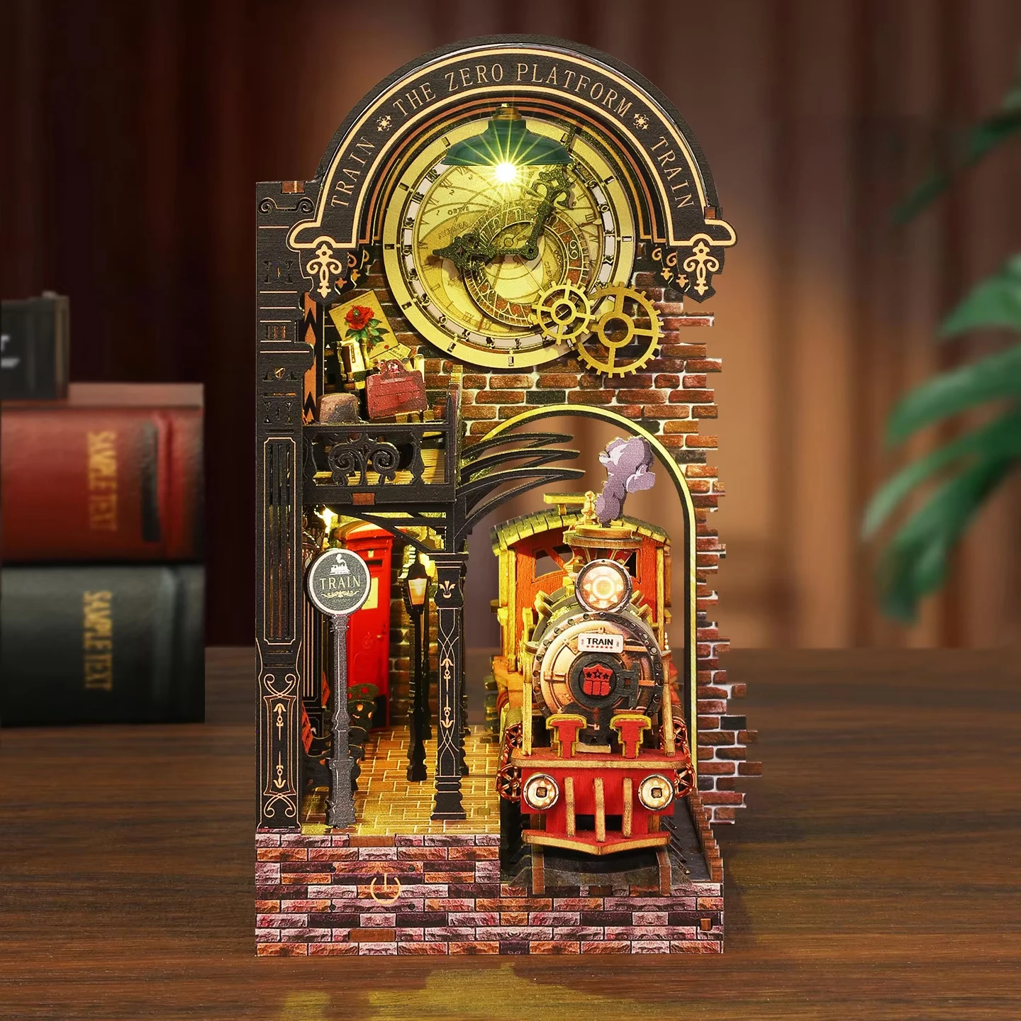 Soporte de libros en madera DIY para manualidades infantiles - imagen 4