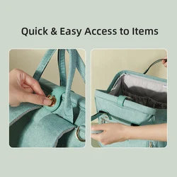 Sunveno Bolsa de pañales con cambiador – Mochila práctica para viajes