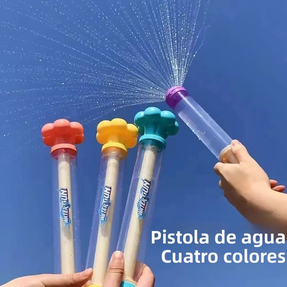 Pistola de agua para niños – Juguete con efecto fuegos artificiales - imagen 5