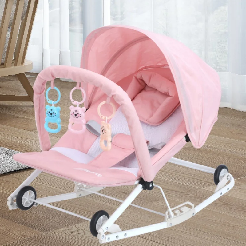 Mecedora plegable para bebé recién nacido, cómoda y fácil de lavar - imagen 2