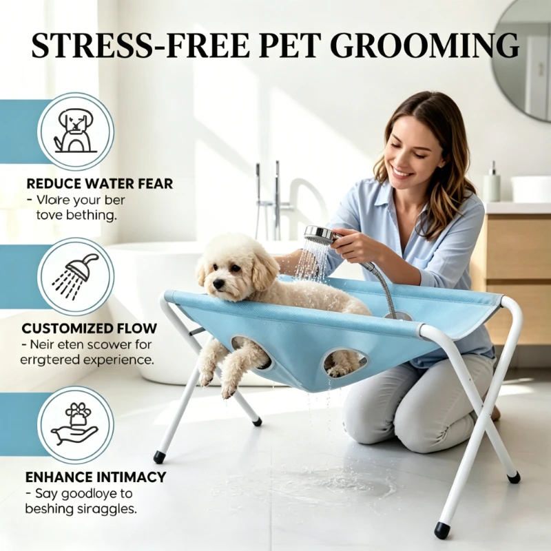 Hamaca plegable para mascotas con malla transpirable perros y gatos