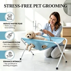 Hamaca plegable para mascotas con malla transpirable perros y gatos