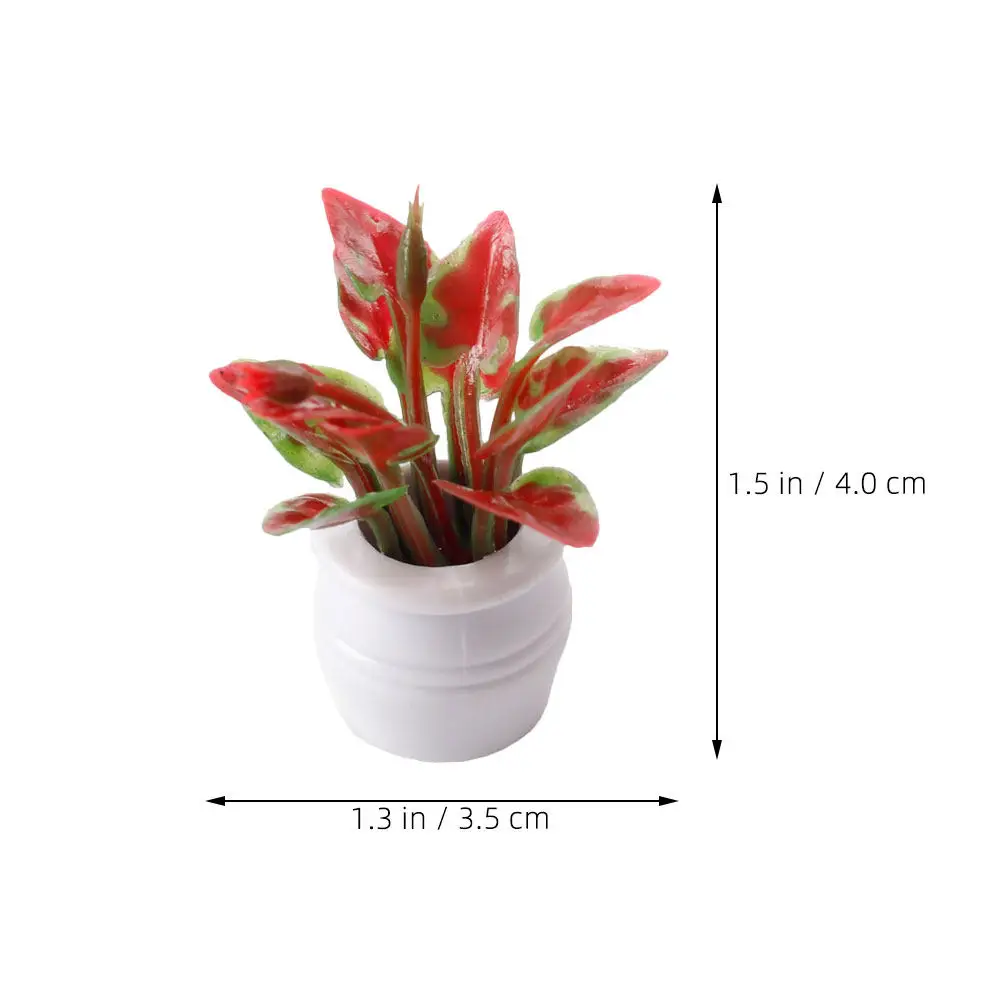 Mini bonsái en maceta realista para micro jardín - imagen 3