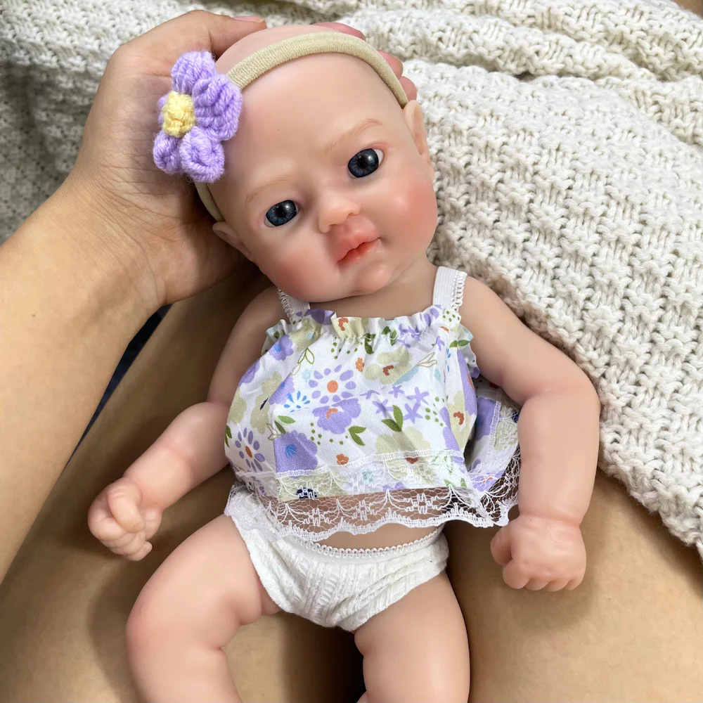 Muñeca reborn de silicona Tina, cuerpo lavable, suave para niña - imagen 2