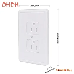 Tapa protectora del enchufe con seguridad eléctrica para bebé