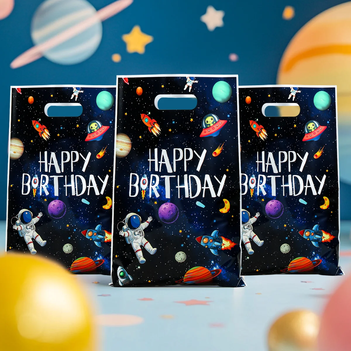 Bolsas de regalo astronauta para fiesta de cumpleaños infantil - imagen 5