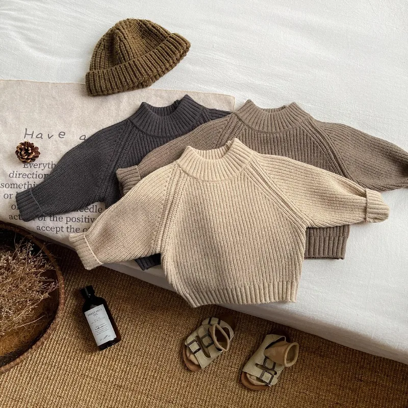 Jersey de punto grueso para niños – Estilo retro invernal - imagen 4