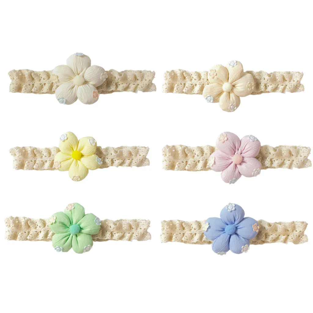 Diadema bebé con flores 3D – Accesorio pelo infantil para niña - imagen 2