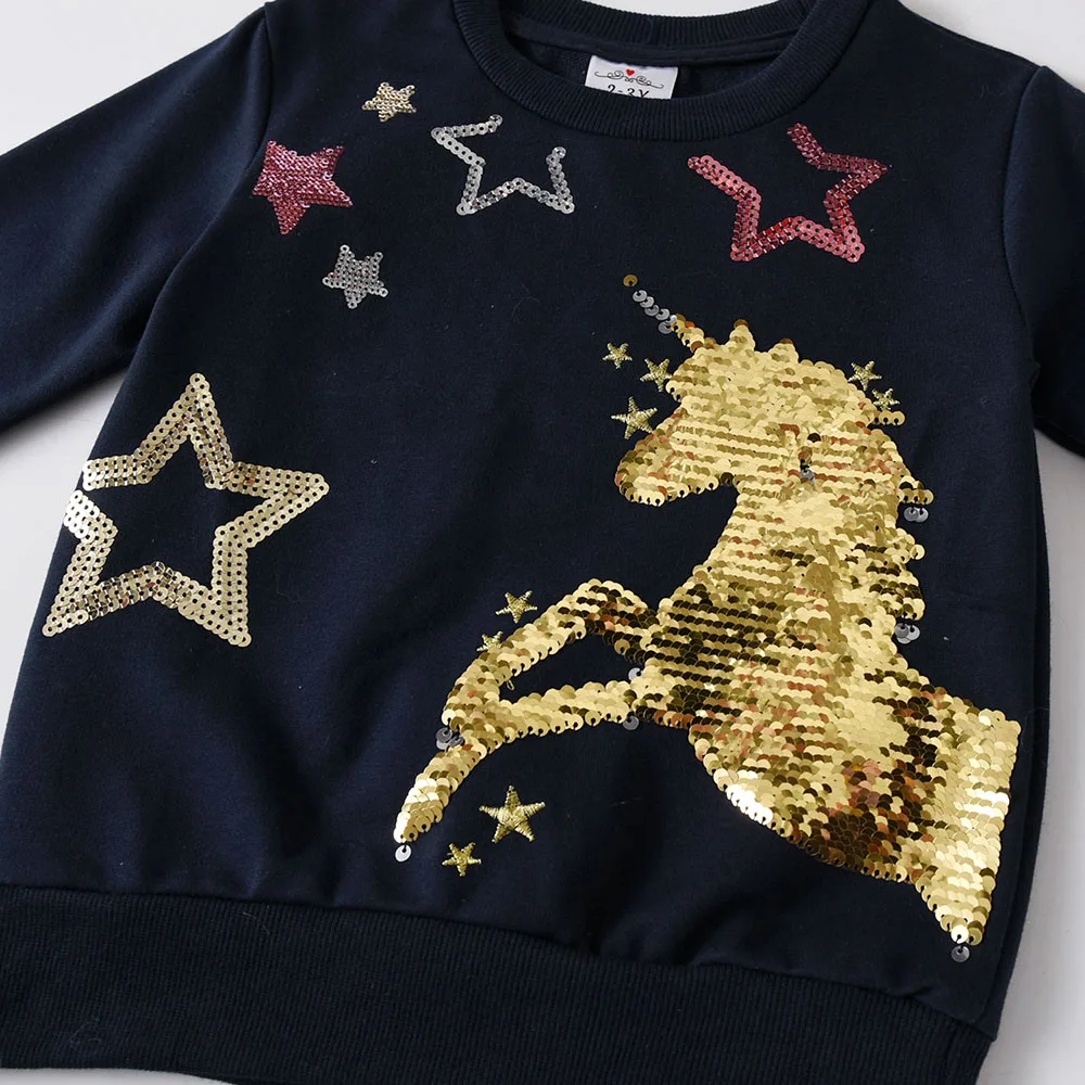 DXTON sudadera de niña unicornio para invierno - imagen 5