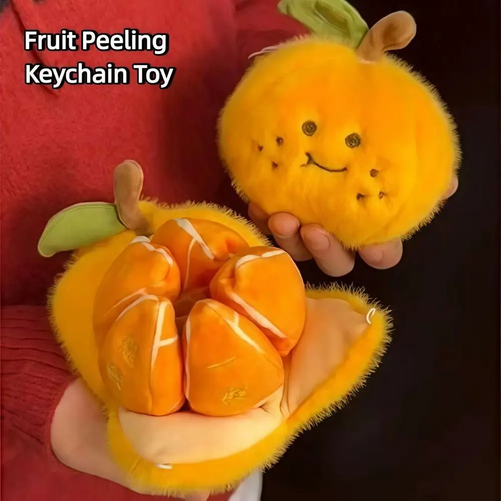 Llavero colgante naranja extraíble antiestrés para mochila infantil - imagen 3