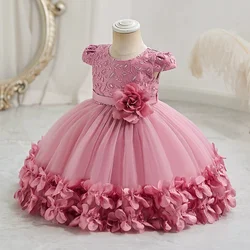 Vestido Ren de princesa con encaje y tul para bebé