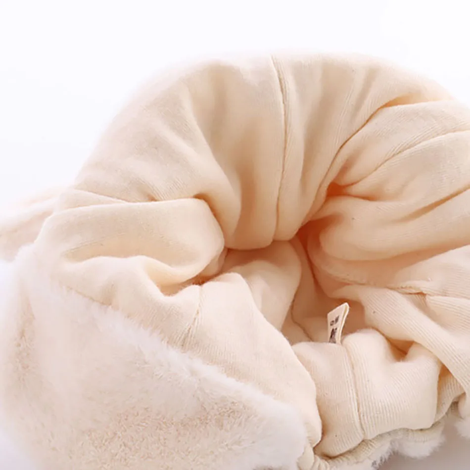 Gorros infantiles de felpa con orejeras – Invierno cálido para bebé - imagen 4