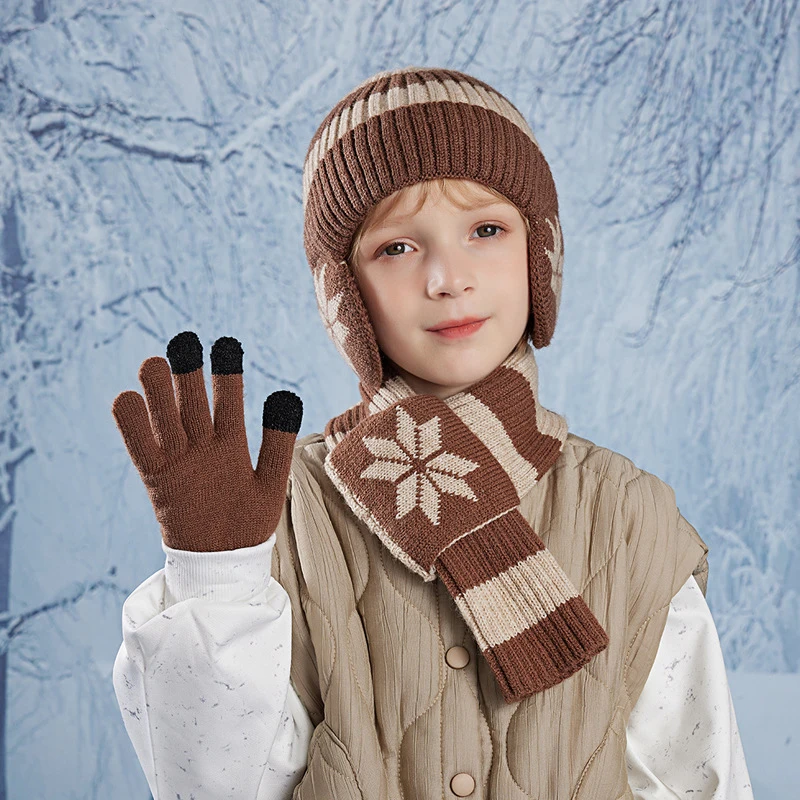 Guantes y bufanda para el invierno