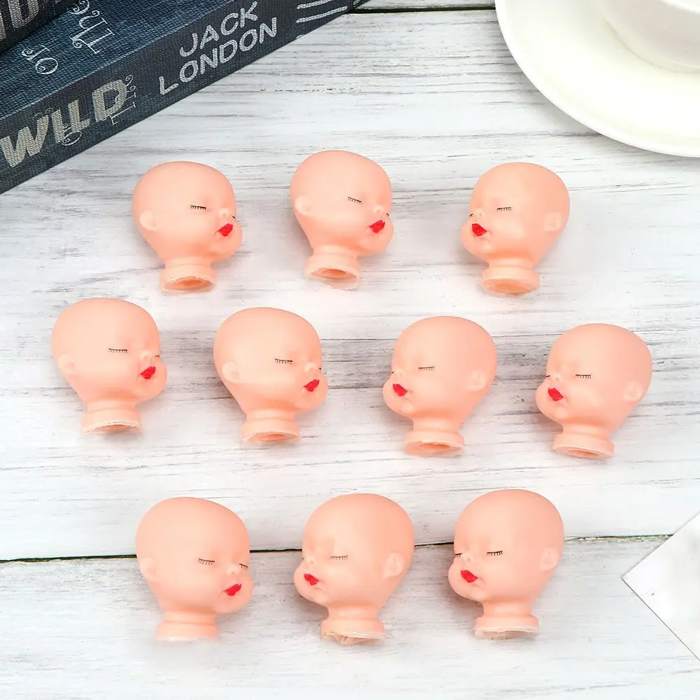 Muñeca bebé durmiente con labios rojos y rosas – Accesorios bricolaje - imagen 4