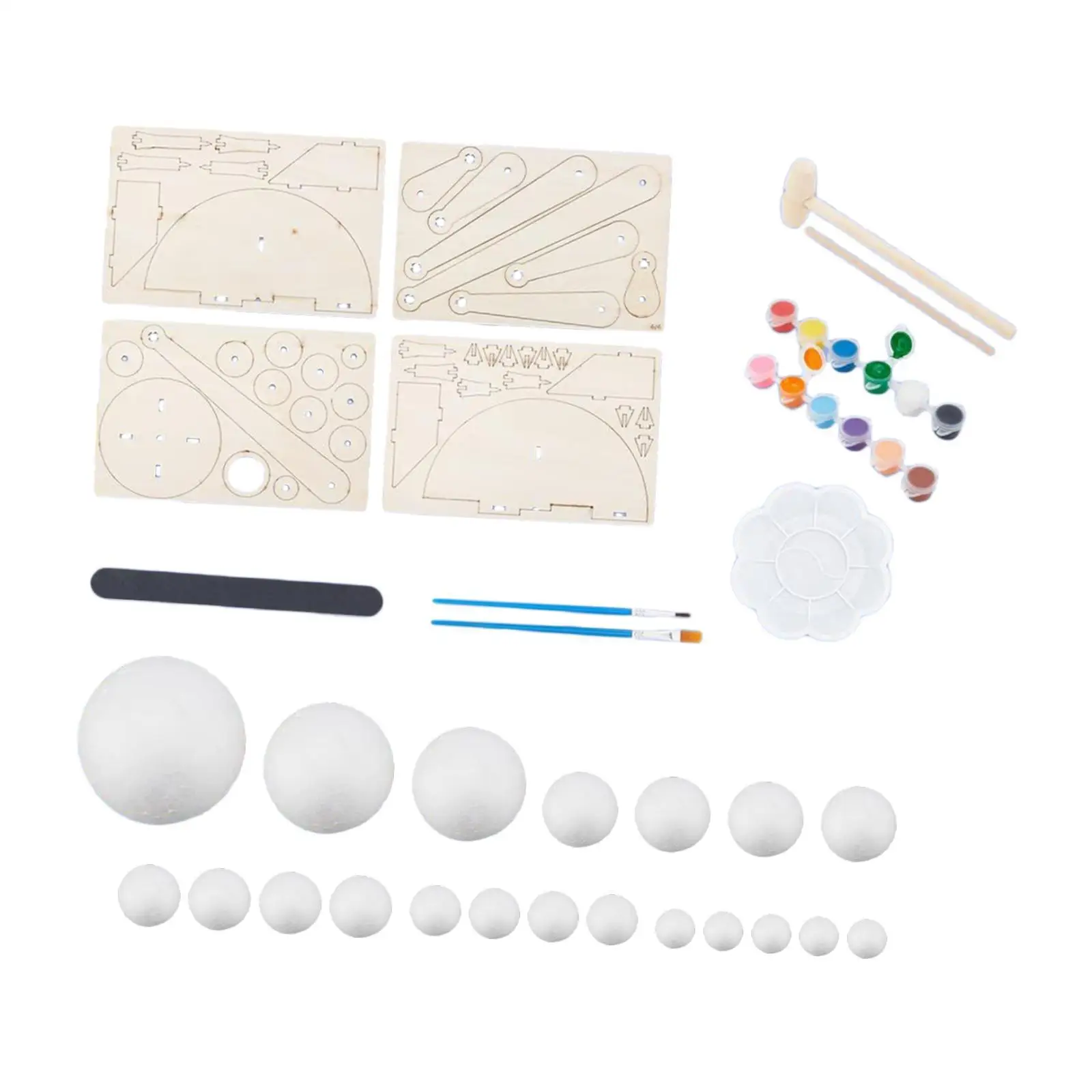 Kit del sistema solar DIY con modelos de planetas para niños