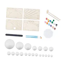 Kit del sistema solar DIY con modelos de planetas para niños