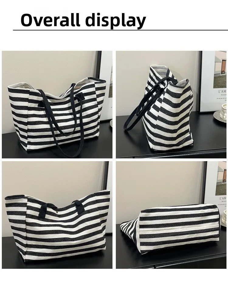 Bolso de mano grande abierto