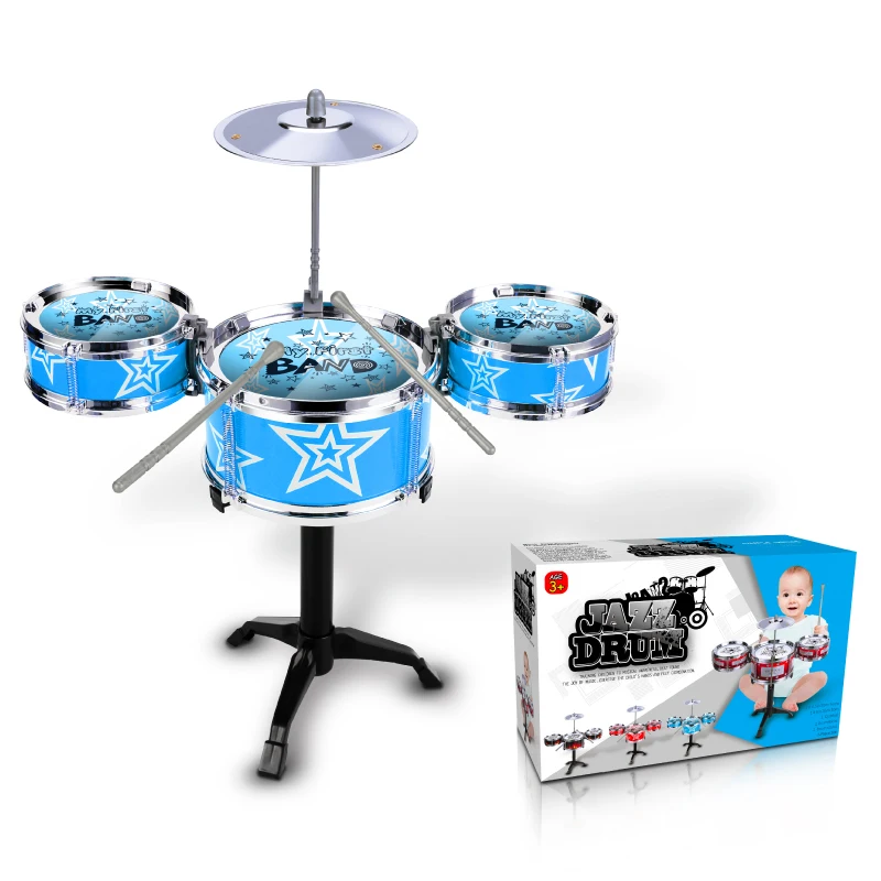 Tambor infantil de jazz con iluminación musical para bebés - imagen 3