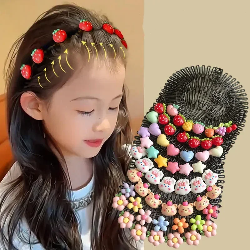 Diadema Y2K de oso para niñas