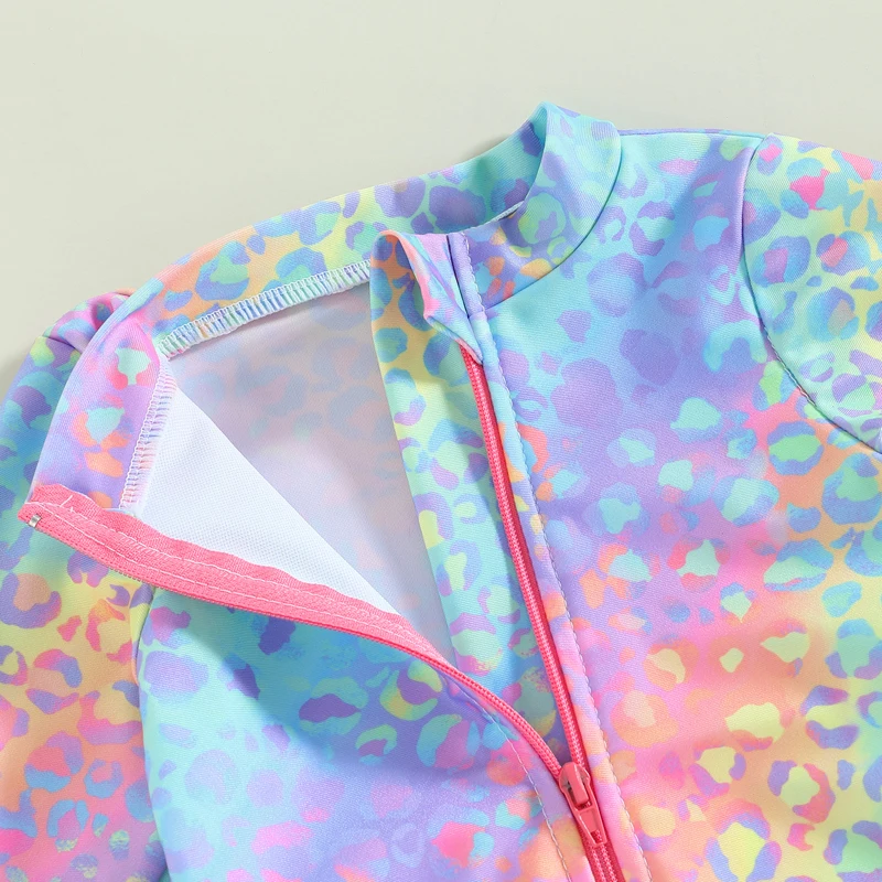 Tregren traje de baño niña manga larga con estampado escamas - imagen 5