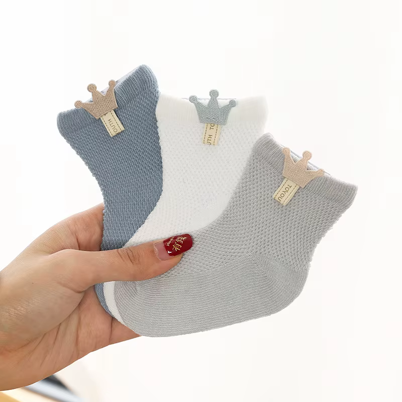 Calcetines bebé malla fina verano informales unisex - imagen 4