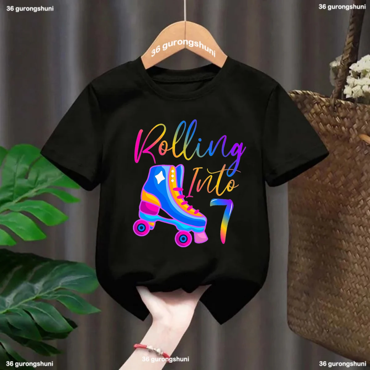 Camiseta estampada de algodón para niña – Diseño colorido y cómodo - imagen 2