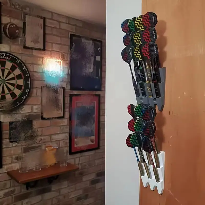 Detalle del estante compacto para pared