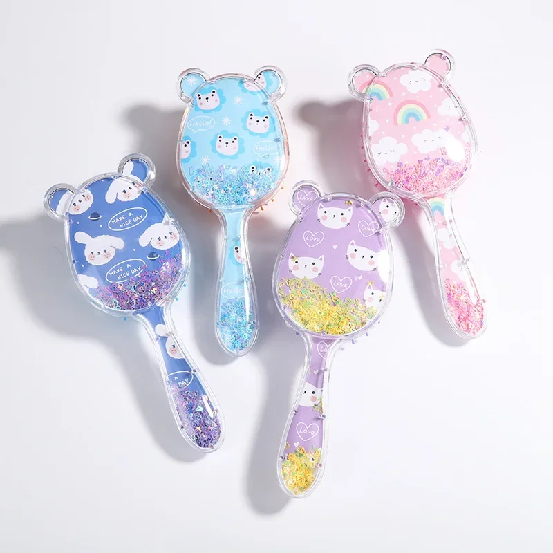 Airlay Cepillo antiestático para cabello infantil masajeador forma oso - imagen 4