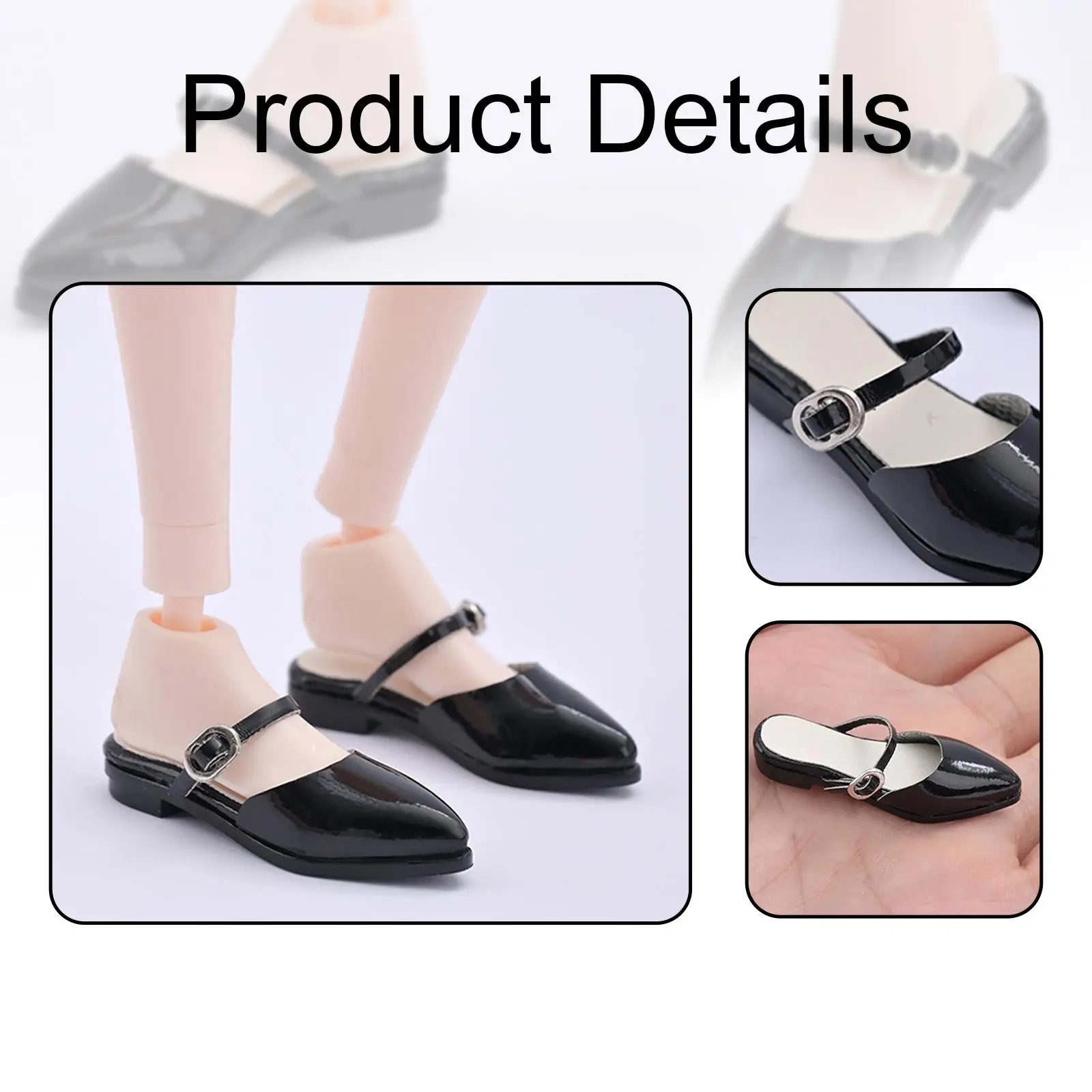 Sandalias y pantuflas para muñecas, accesorios de juego - imagen 4