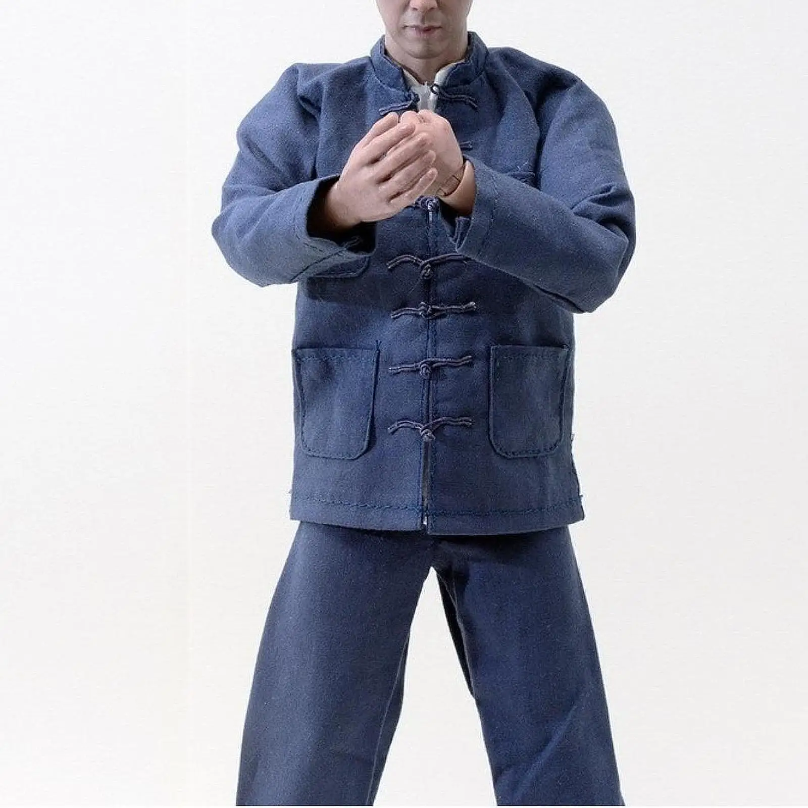 Uniforme Tang Kung Fu para figura de cosplay, abrigo y pantalón - imagen 4