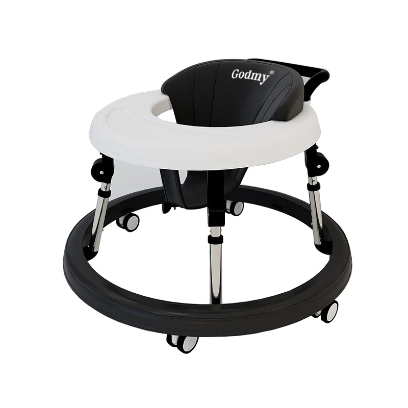 Andador bebé con ruedas plegable antideslizante y asiento ajustable