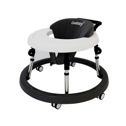 Andador bebé con ruedas plegable antideslizante y asiento ajustable