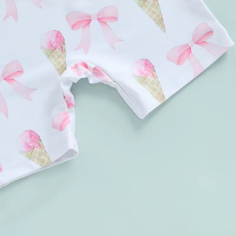 Conjunto completo de bañador y sombrero de fresa