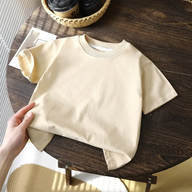 Camiseta de algodón de manga corta para niños y bebés - imagen 5