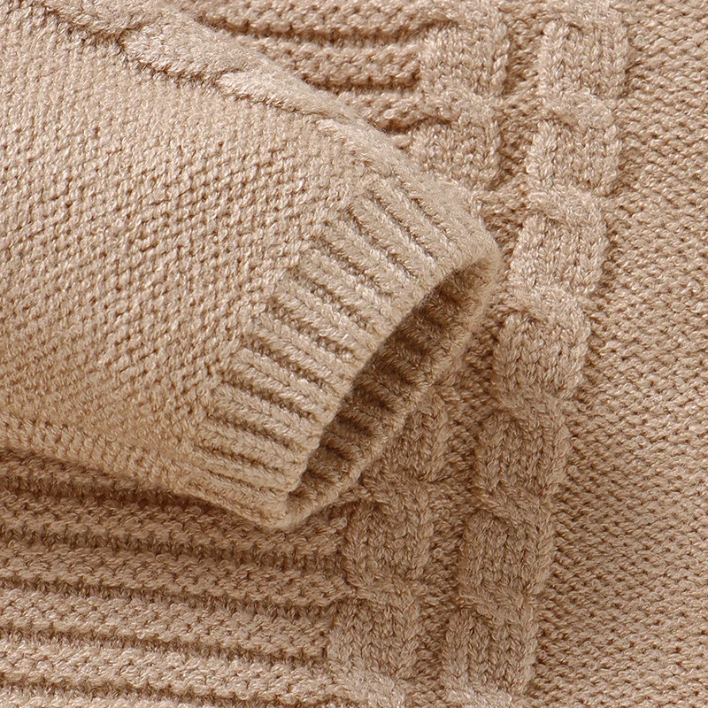 Conjuntos de punto para bebé: sudadera, pantalón y gorro – Tela suave y cálida - imagen 2