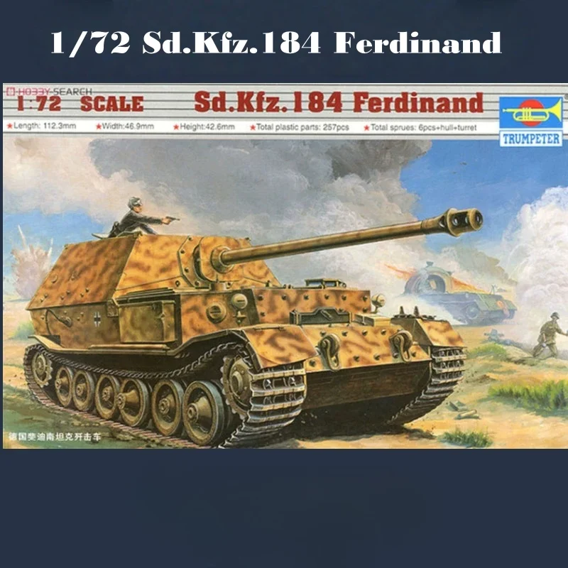 Trumpeter maqueta para montar tanque Ferdinand infantil - imagen 2
