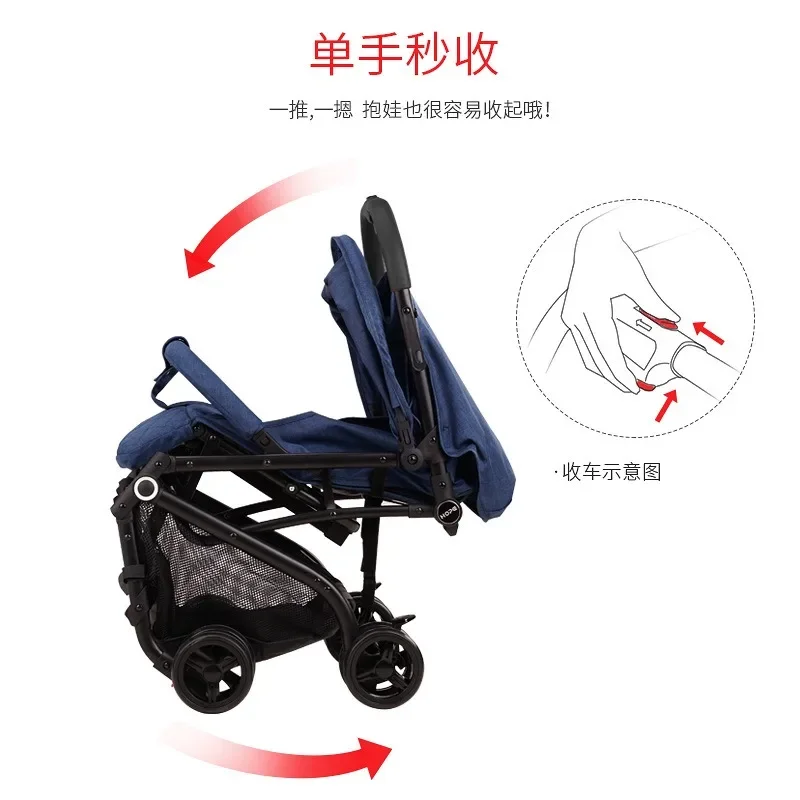 Cochecito ligero plegable y compacto, ideal para viaje de avión - imagen 2