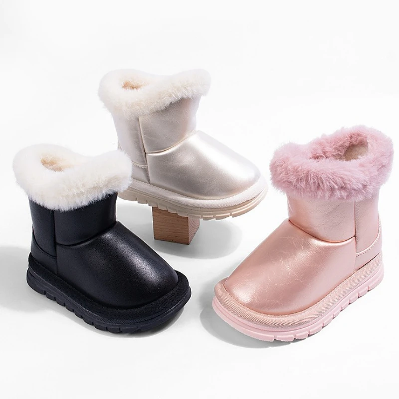 Botas de invierno para niños de suela antideslizante térmicas - imagen 3