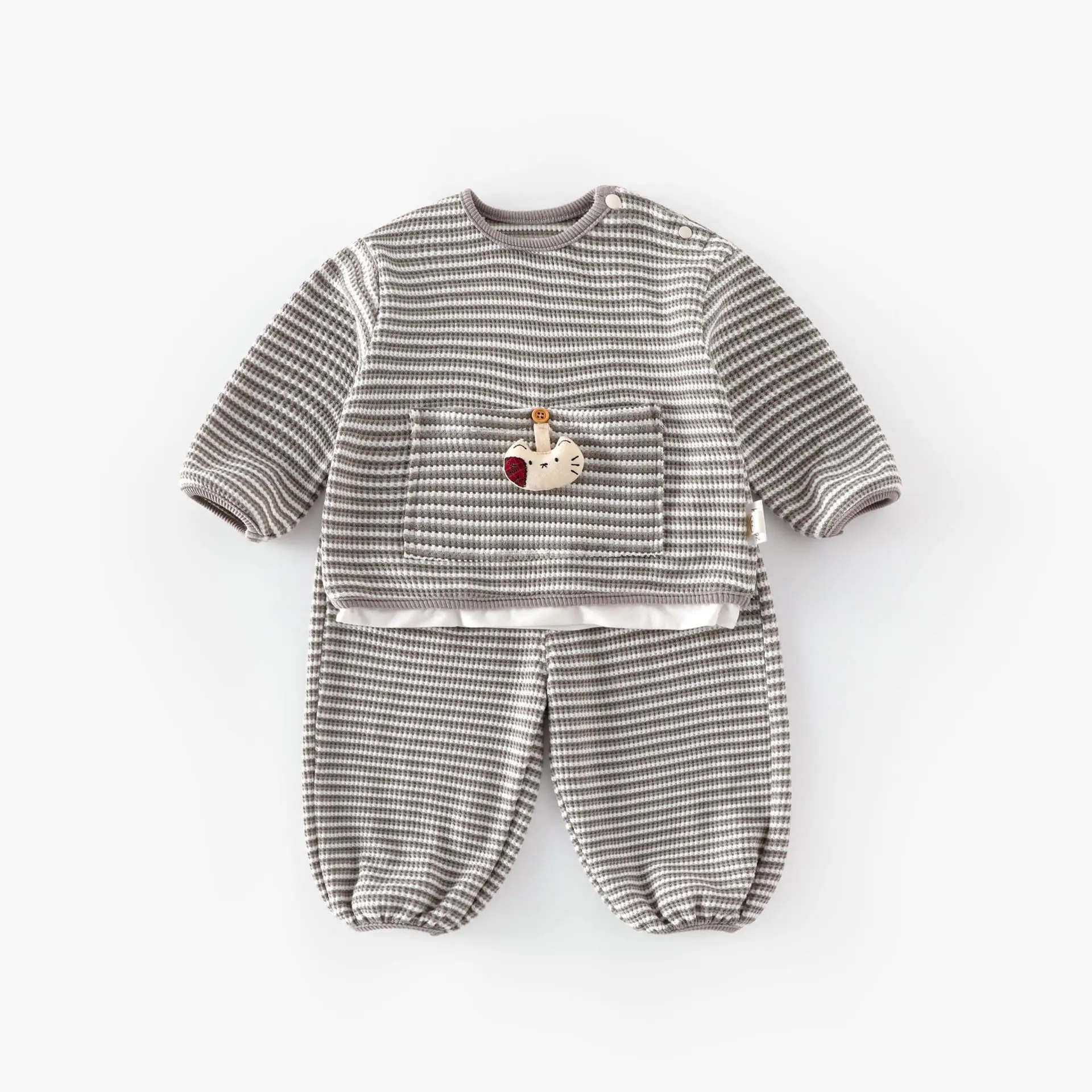 Chándal infantil rayas con capucha – Sudadera sport niños - imagen 3