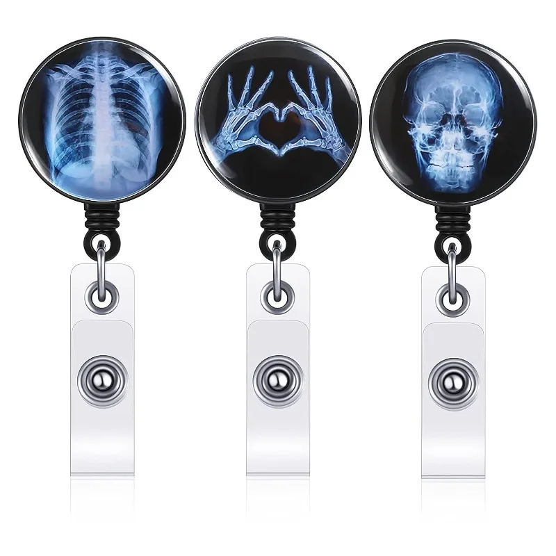 Carrete retráctil insignia para radiología – Sujeción médica cómoda y segura - imagen 2