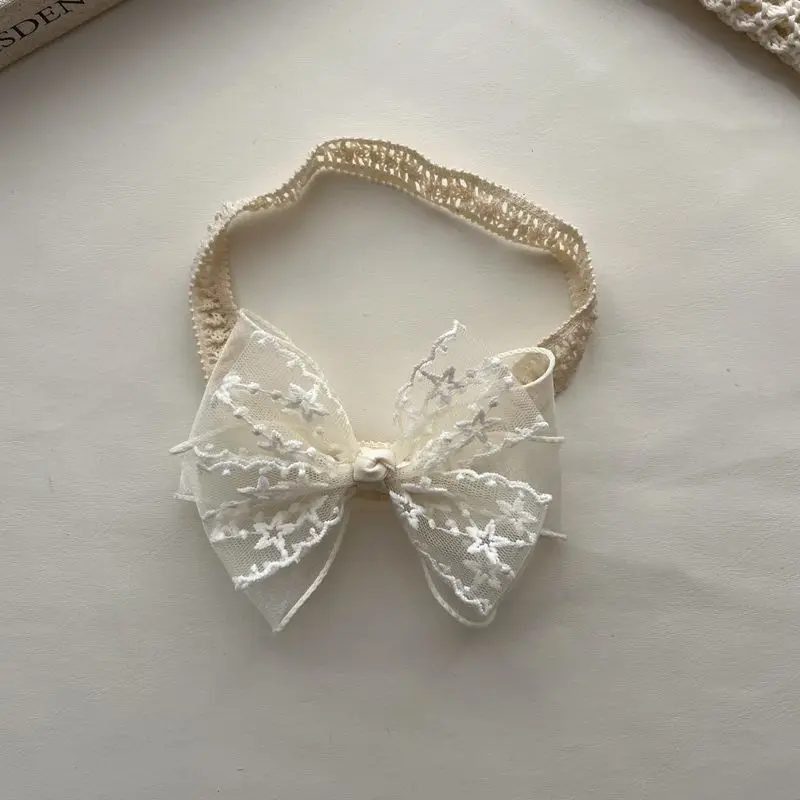 Diadema bebé de encaje floral para niña – estilo princesa - imagen 5