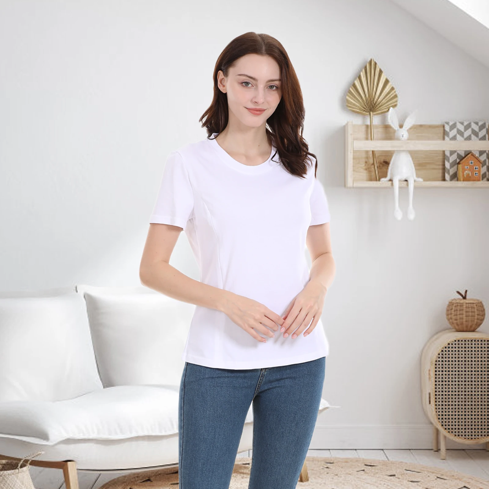 Combinación de camiseta de maternidad
