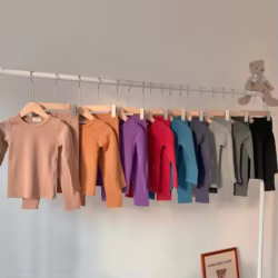 Pijama de algodón transpirable para niños pequeños – Suave y elástico