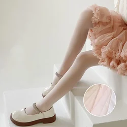 Pantimedias de ballet para niños y niñas, lisas y transpirables