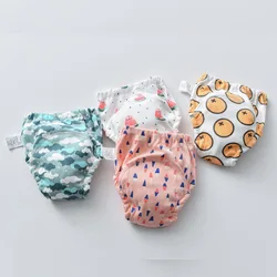 Pantalones entrenamiento orinal para bebé – Pañales reutilizables algodón