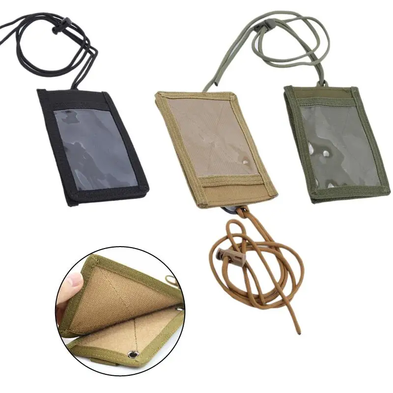 MOLLE portacarnet infantil con funda para tarjetas y cordón seguro
