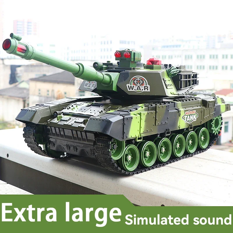 Tanque teledirigido de radio con luces y sonido para niños - imagen 2
