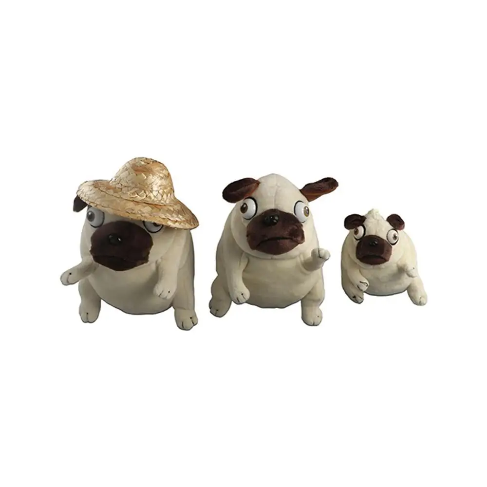 Peluche de pug gordo elfo suave y reconfortante para habitación - imagen 5