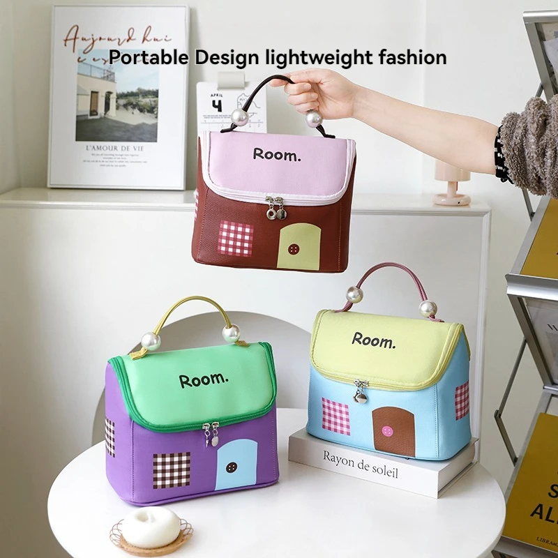 Mochila infantil de casa con dibujos animados, gran capacidad