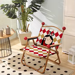 Silla plegable con pies antideslizantes para playa y camping